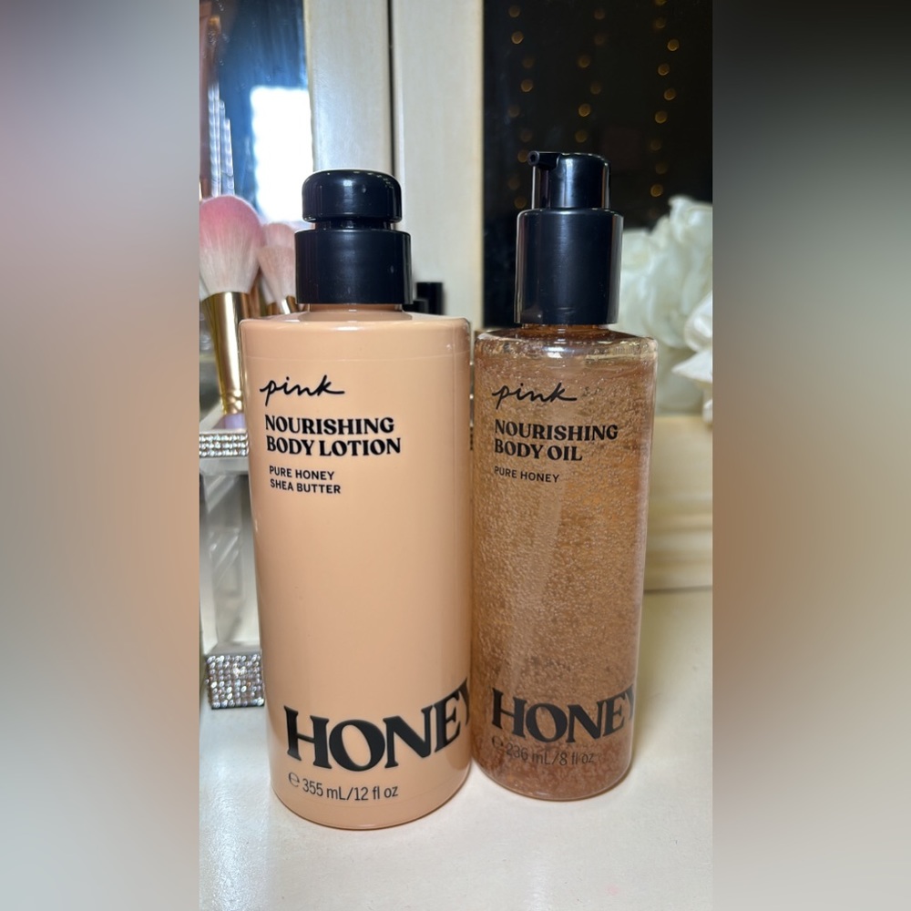 Victoria Secret PINK Honey Body Lotion & Honey Body Oil